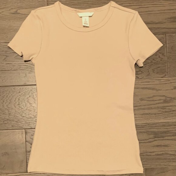 ribbed cream H&M top - Picture 1 of 2